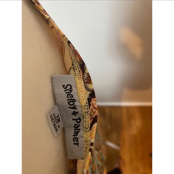 Shelby & Palmer print long sleeve dress - Picture 6 of 6